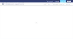 Desktop Screenshot of glenbrookracquetclub.com